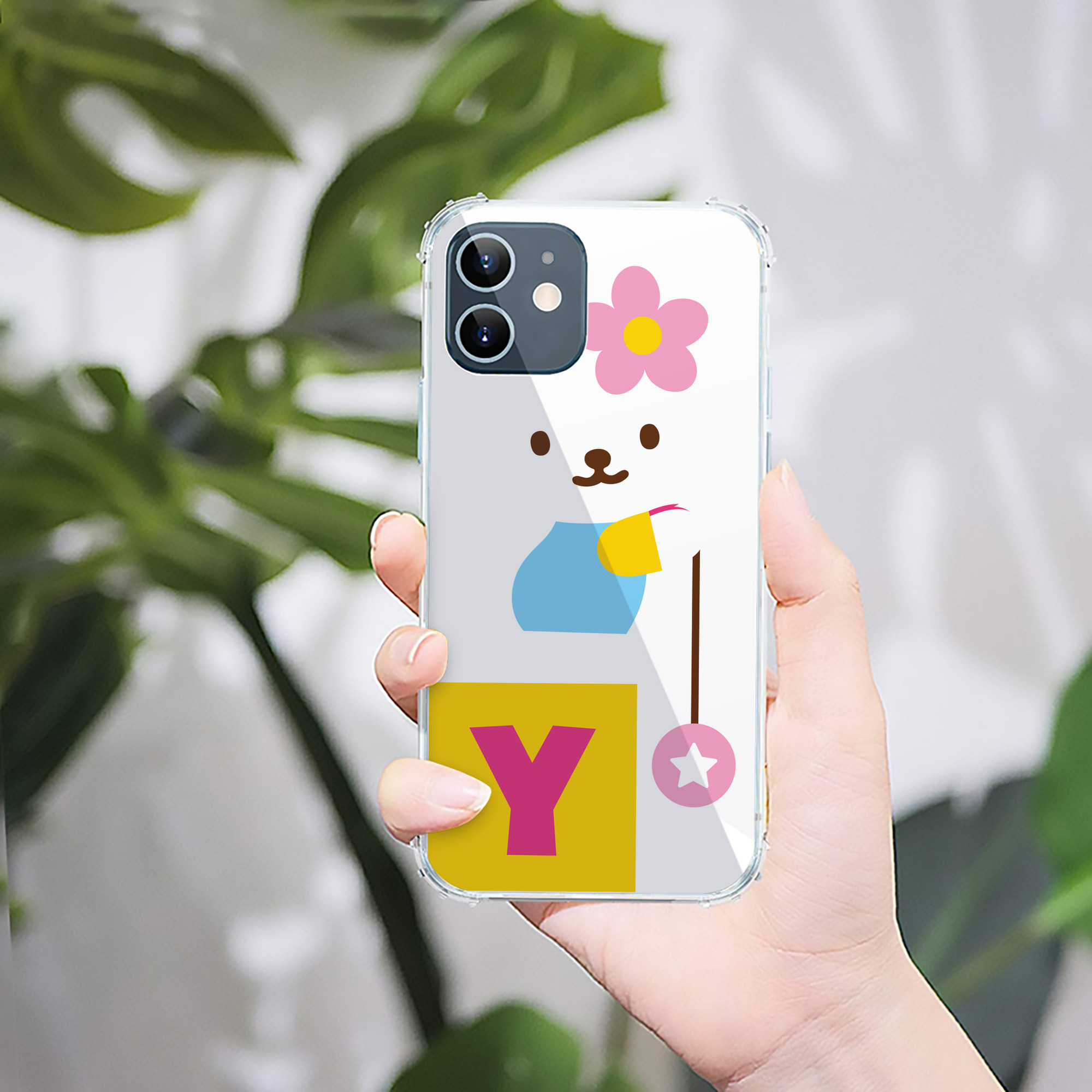 （画像用） Hello Kitty ハローキティ 【iPhone 12シリーズ対応】透明スマホケース（クリアソフトケース）